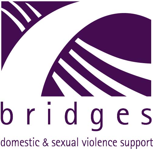 Logo for "BRIDGES DOMESTIC AND SEXUAL VIOLENCE SUPPORT SERVICES"