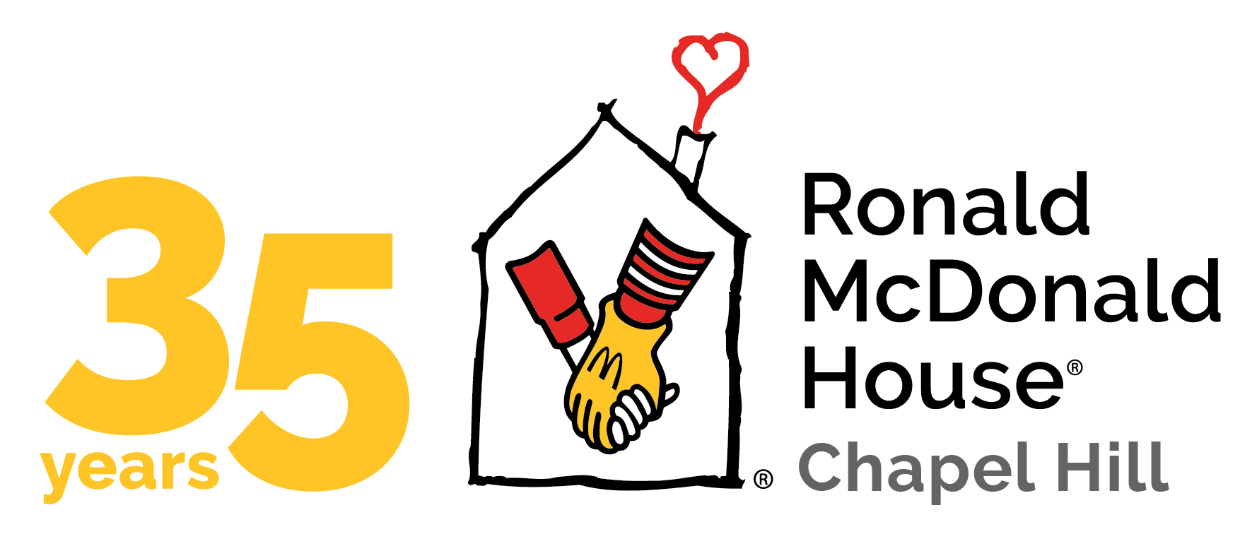 Logo for "RONALD MCDONALD HOUSE OF CHAPEL HILL INC"