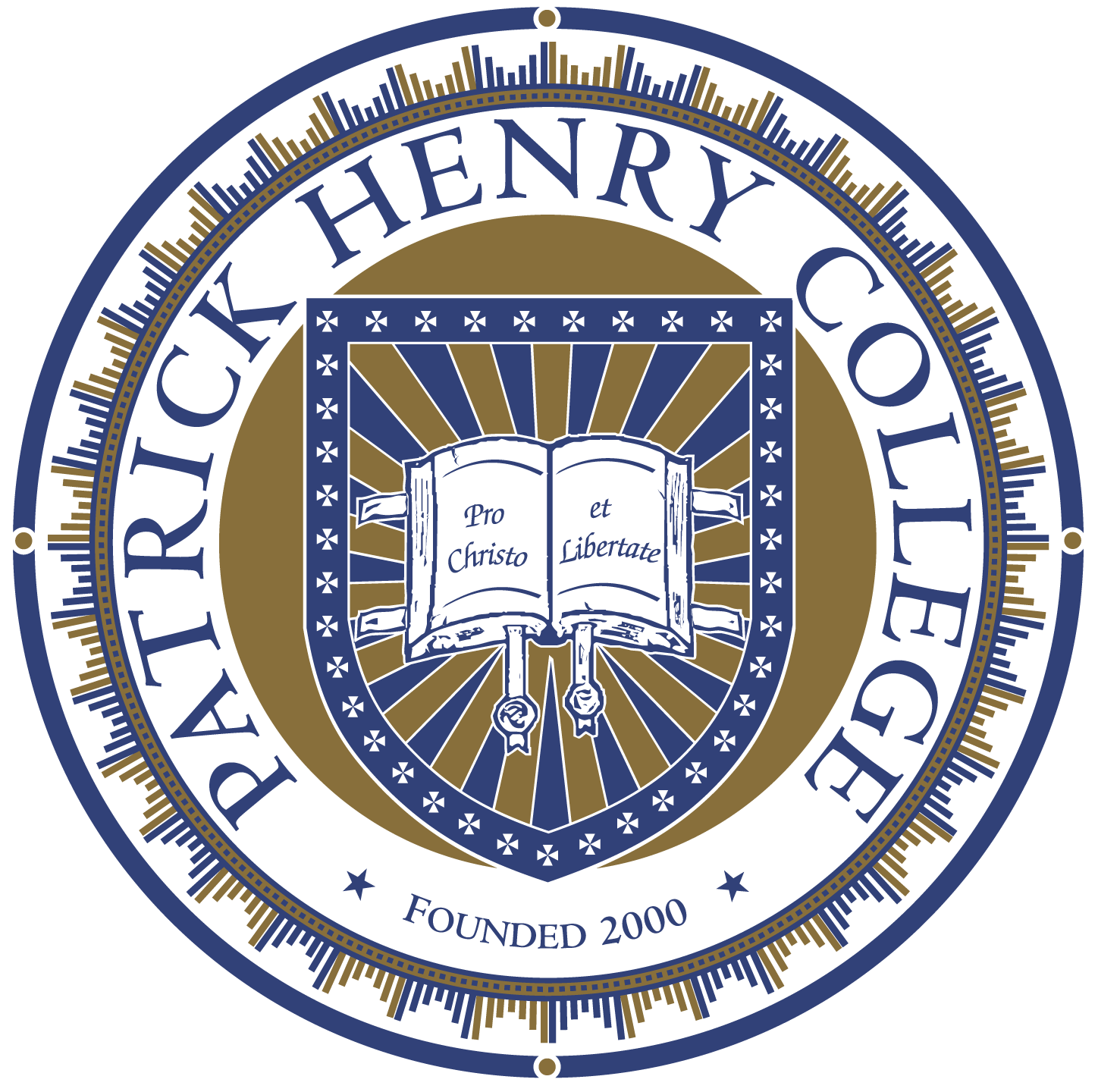 Logo for "PATRICK HENRY COLLEGE"