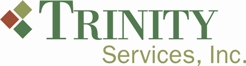 Logo for "TRINITY SERVICES INC"