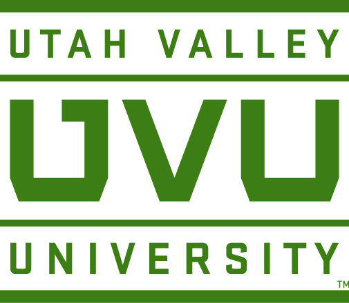 Logo for "UTAH VALLEY UNIVERSITY"
