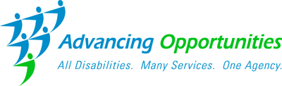 Logo for "Advancing Opportunities Inc"