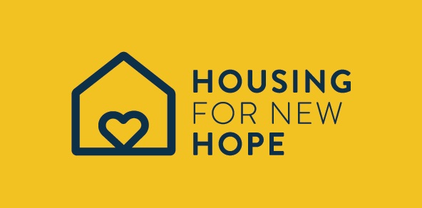 Logo for "HOUSING FOR NEW HOPE"