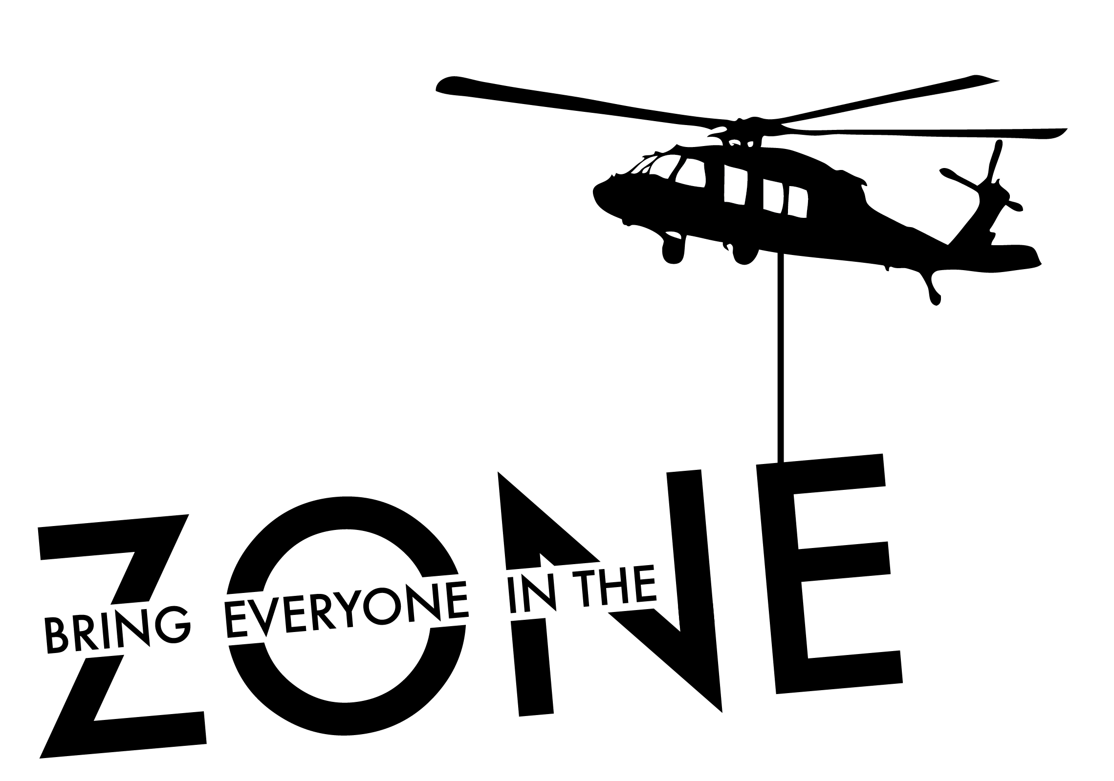 Logo for "BRING EVERYONE IN THE ZONE"