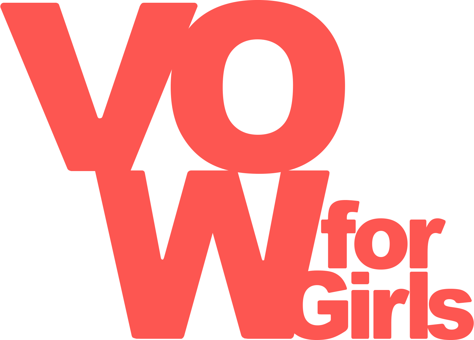 Logo for "VOW FOR GIRLS INC"