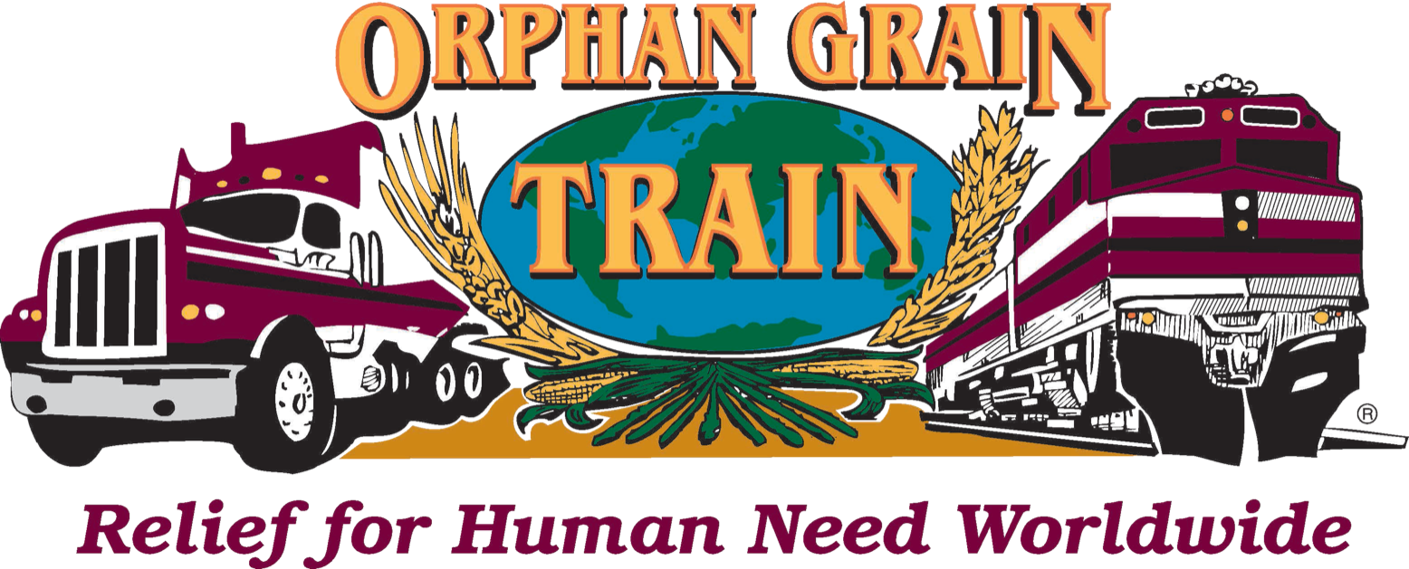 Logo for "ORPHAN GRAIN TRAIN INC"