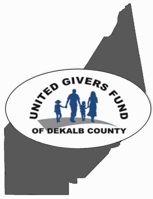 Logo for "UNITED GIVERS FUND OF DEKALB COUNTY"