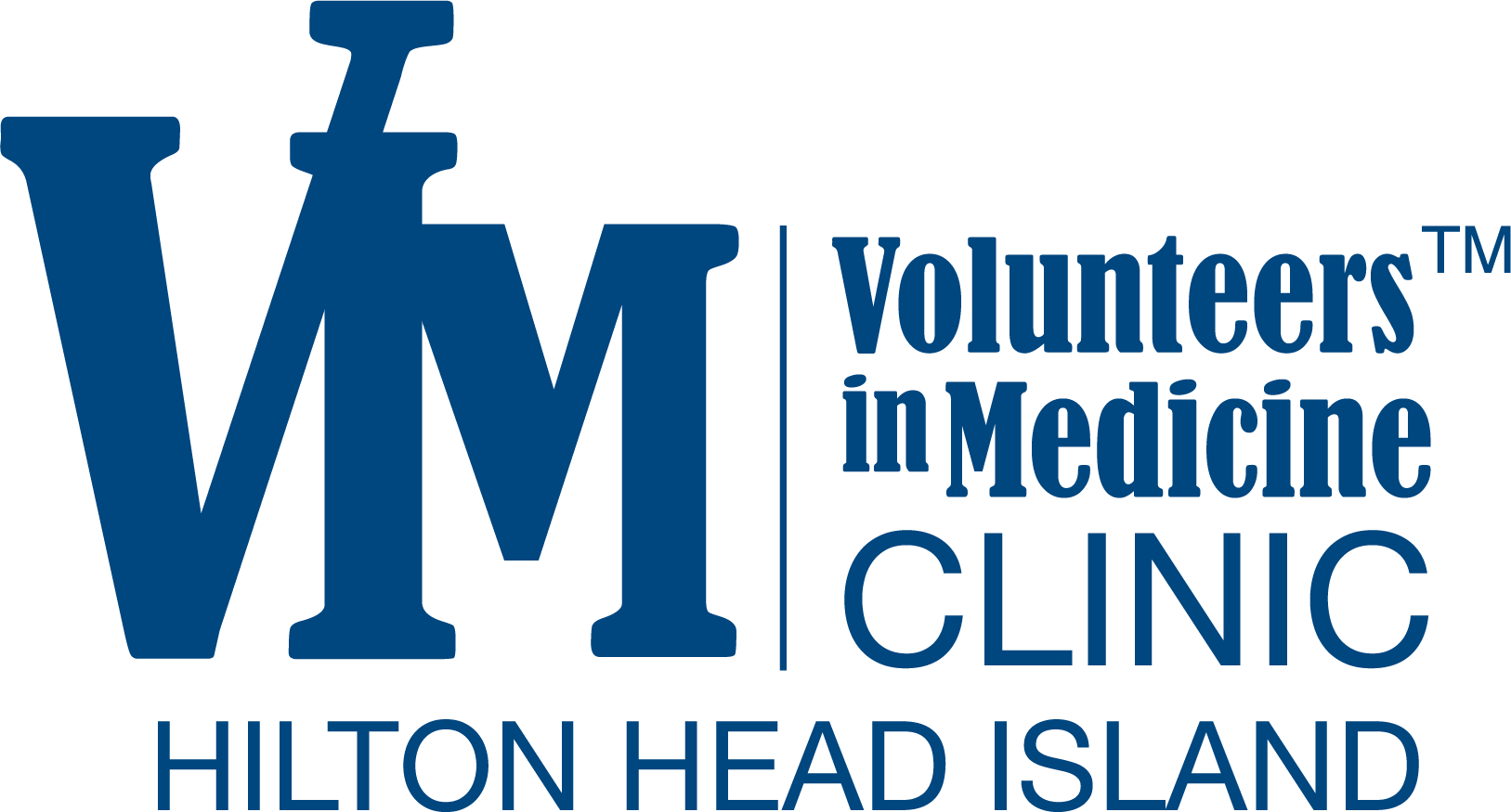 Logo for "THE VOLUNTEERS IN MEDICINE CLINIC"