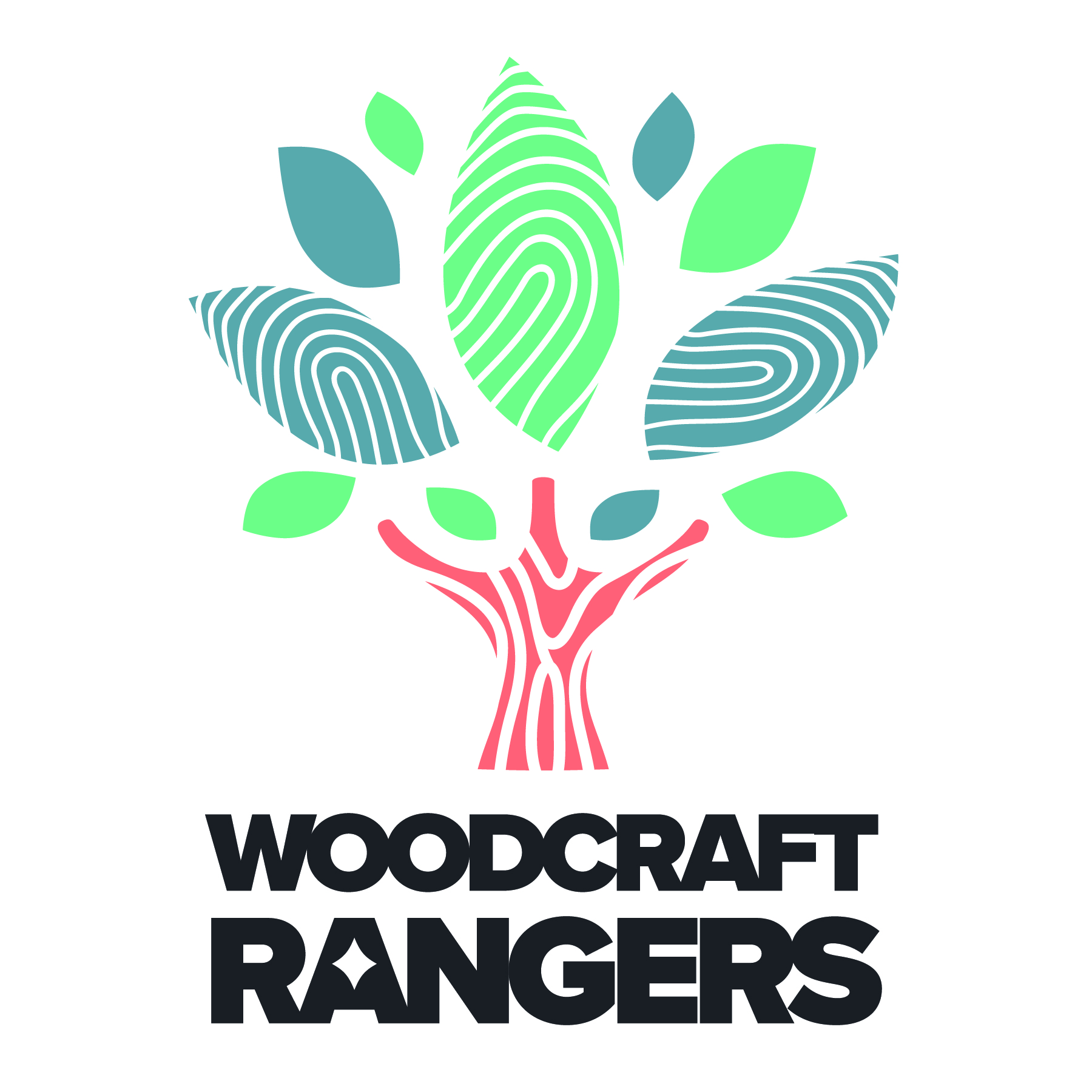 Logo for "WOODCRAFT RANGERS"