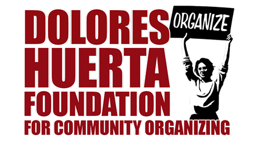 Logo for "DOLORES C HUERTA FOUNDATION"