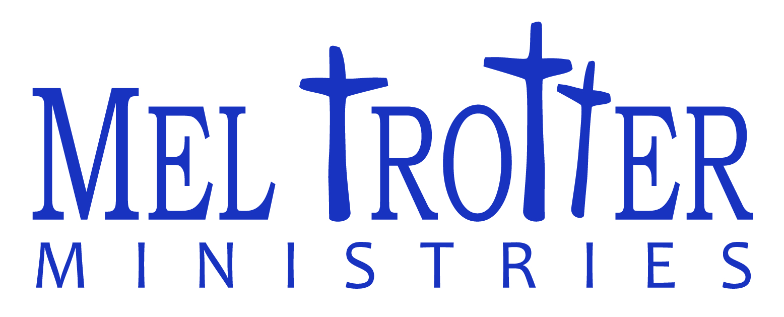 Logo for "MEL TROTTER MINISTRIES"
