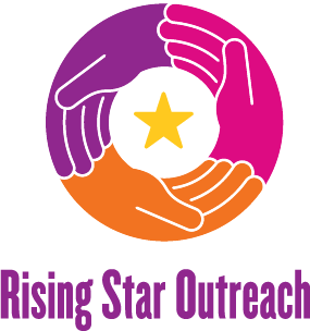 Logo for "Rising Star Outreach Inc"