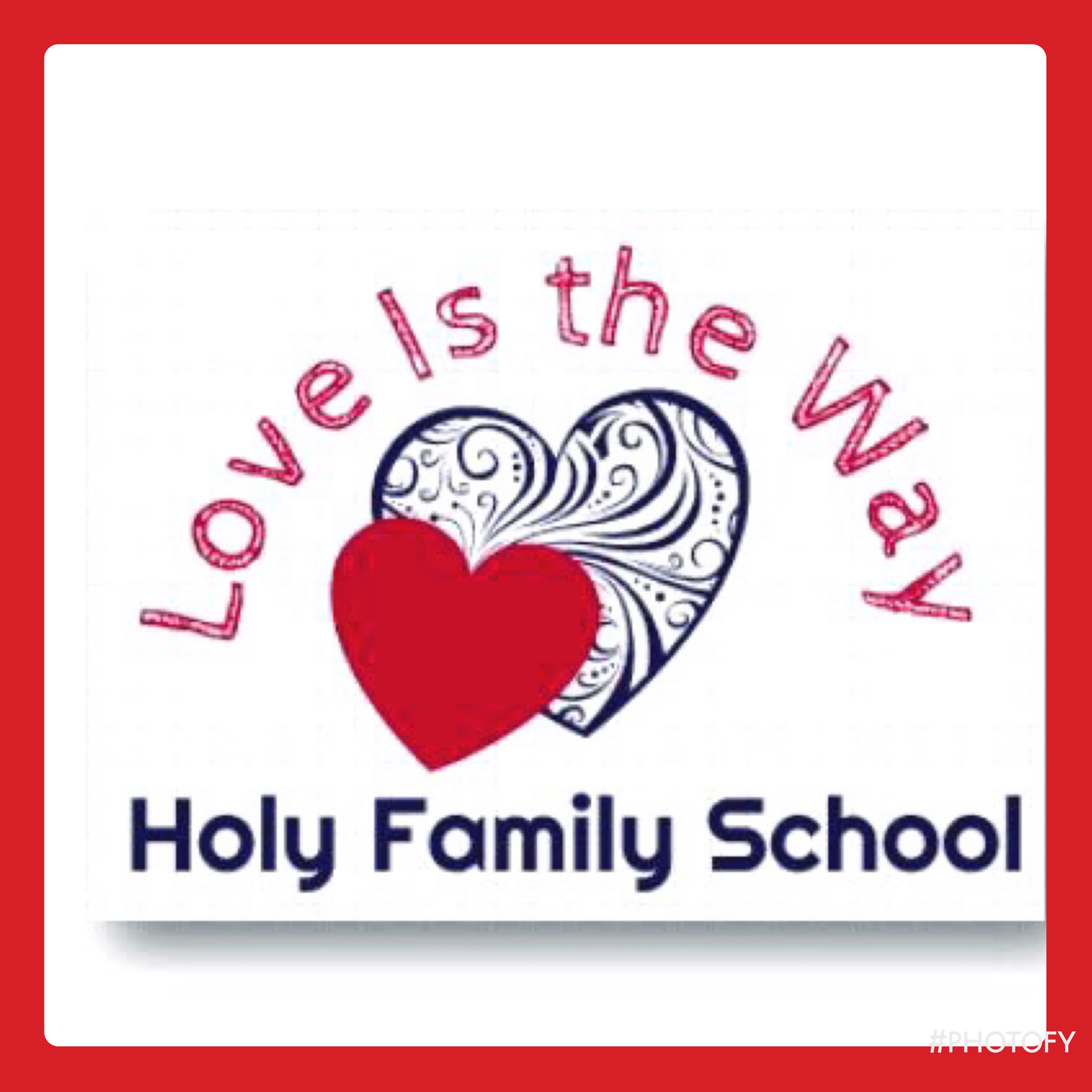 Logo for "Holy Family School"