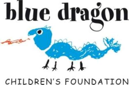 Logo for "BLUE DRAGON CHILDREN'S FOUNDATION USA"