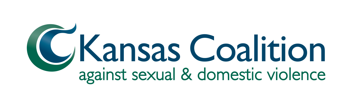 Logo for "KANSAS COALITION AGAINST SEXUAL AND DOMESTIC VIOLENCE"