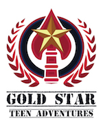 Logo for "GOLD STAR TEEN ADVENTURES"