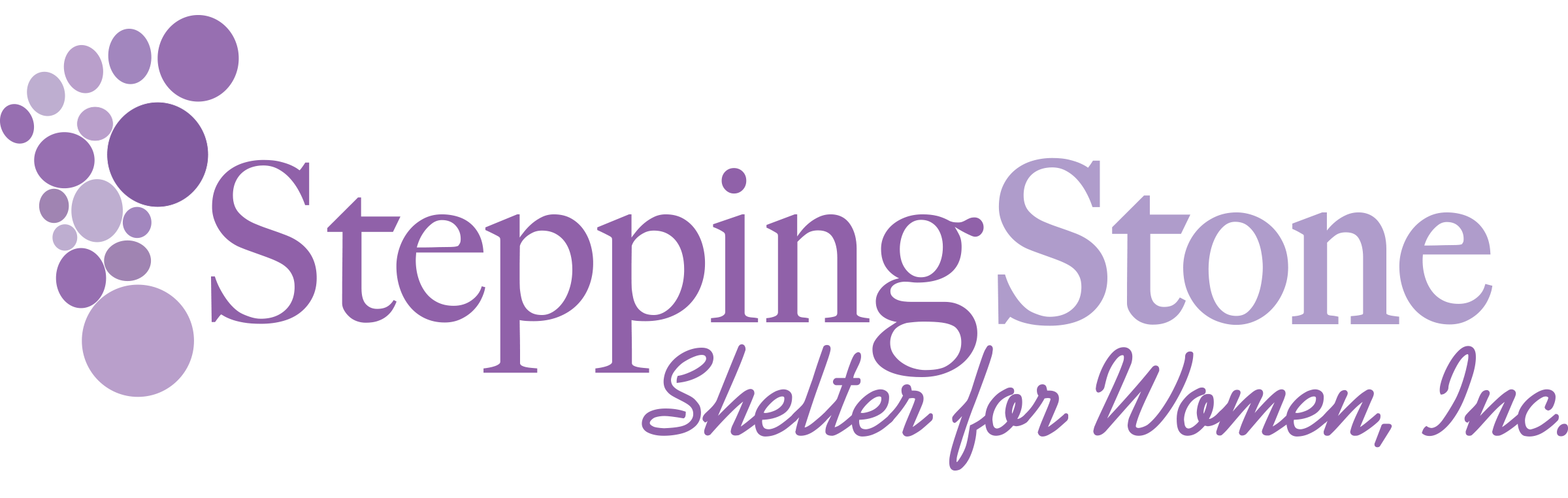 Logo for "STEPPING STONE SHELTER FOR WOMEN INC"