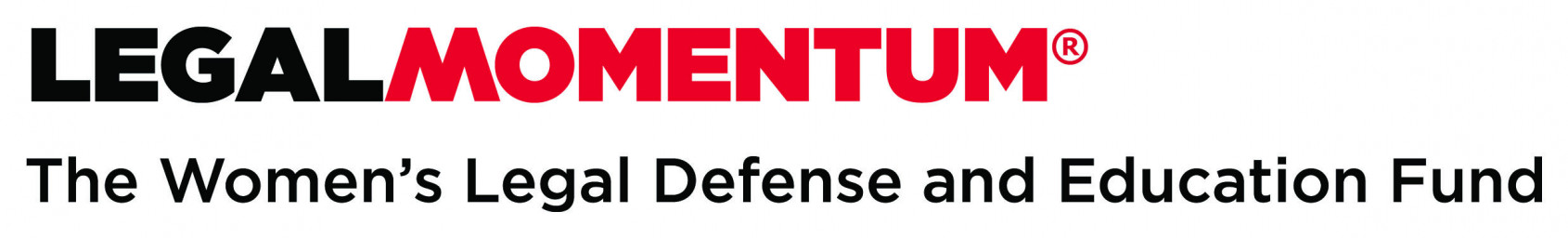 Logo for "LEGAL MOMENTUM"