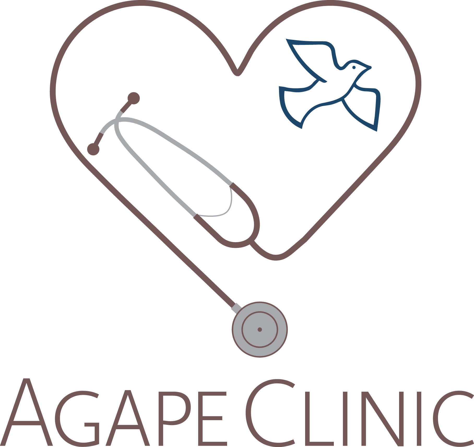 Logo for "AGAPE CLINIC"
