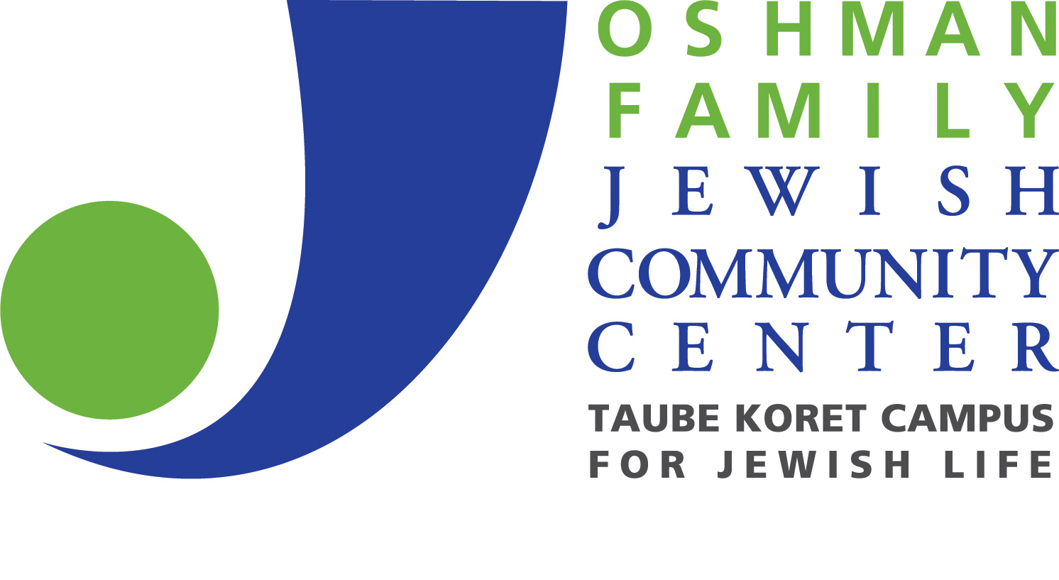 Logo for "OSHMAN FAMILY JEWISH COMMUNITY CENTER"