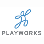 Logo for "PLAYWORKS EDUCATION ENERGIZED/Playworks New Jersey"