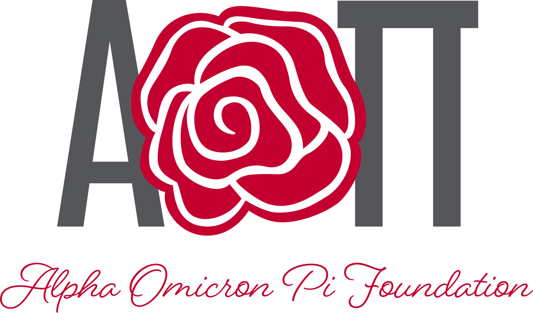 Logo for "ALPHA OMICRON PI FOUNDATION"