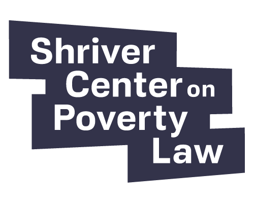Logo for "SHRIVER CENTER ON POVERTY LAW"