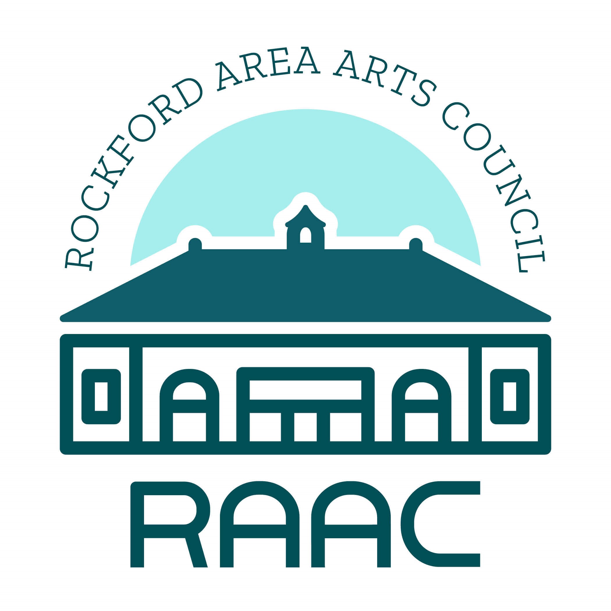 Logo for "ROCKFORD AREA ARTS COUNCIL"