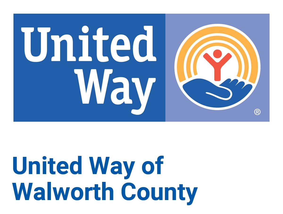 Logo for "UNITED WAY OF WALWORTH COUNTY"