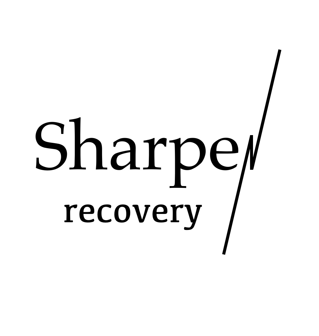 Logo for "Sharpen Recovery"