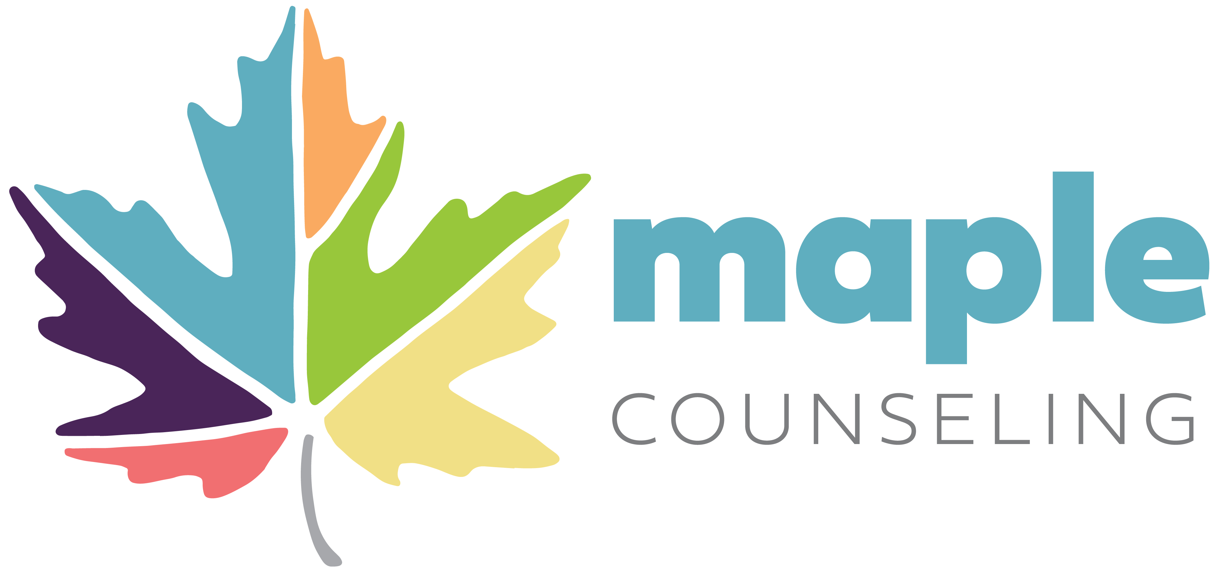Logo for "THE MAPLE COUNSELING CENTER"