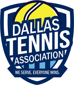 Logo for "DALLAS TENNIS ASSOCIATION"