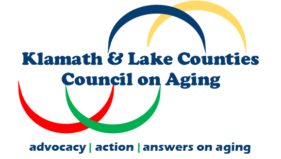 Logo for "KLAMATH LAKE COUNTIES COUNCIL ON AGING"