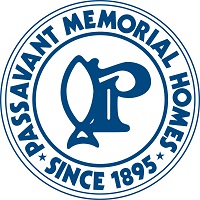 Logo for "PASSAVANT MEMORIAL HOMES"