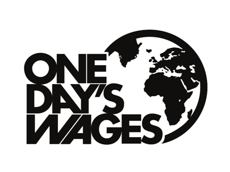 Logo for "One Days Wages"