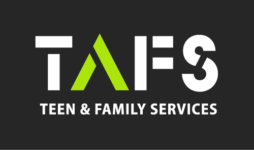Logo for "Teen and Family Services"