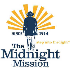 Logo for "THE MIDNIGHT MISSION"