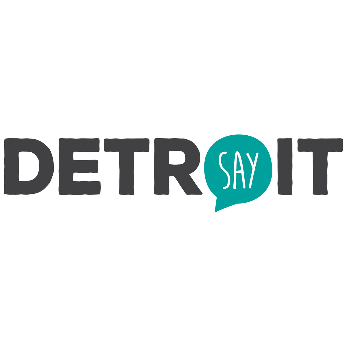 Logo for "SAY DETROIT"