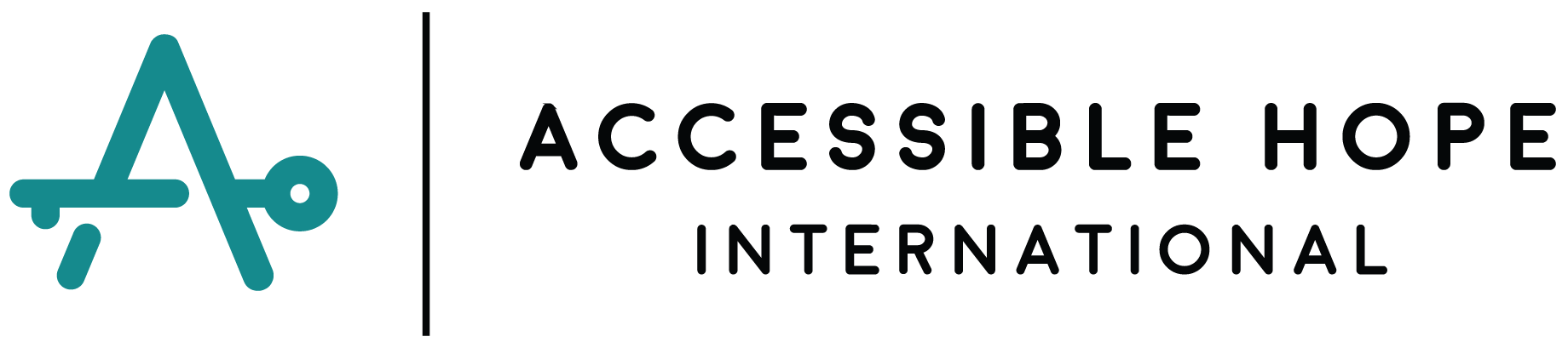 Logo for "Accessible Hope International"