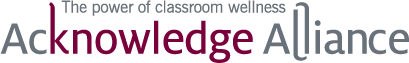 Logo for "ACKNOWLEDGE ALLIANCE"