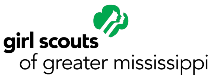 Logo for "GIRL SCOUTS OF GREATER MISSISSIPPI"