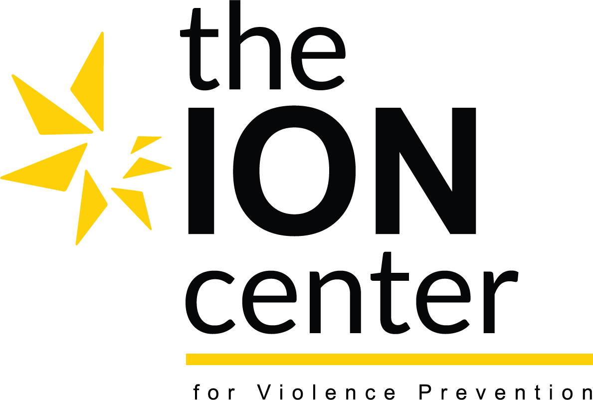 Logo for "ION CENTER FOR VIOLENCE PREVENTION"