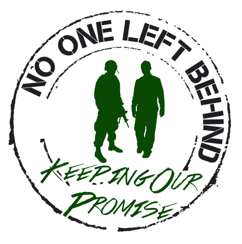 Logo for "No One Left Behind"