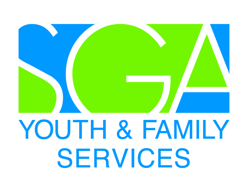 Logo for "SGA Youth & Family Services NFP"