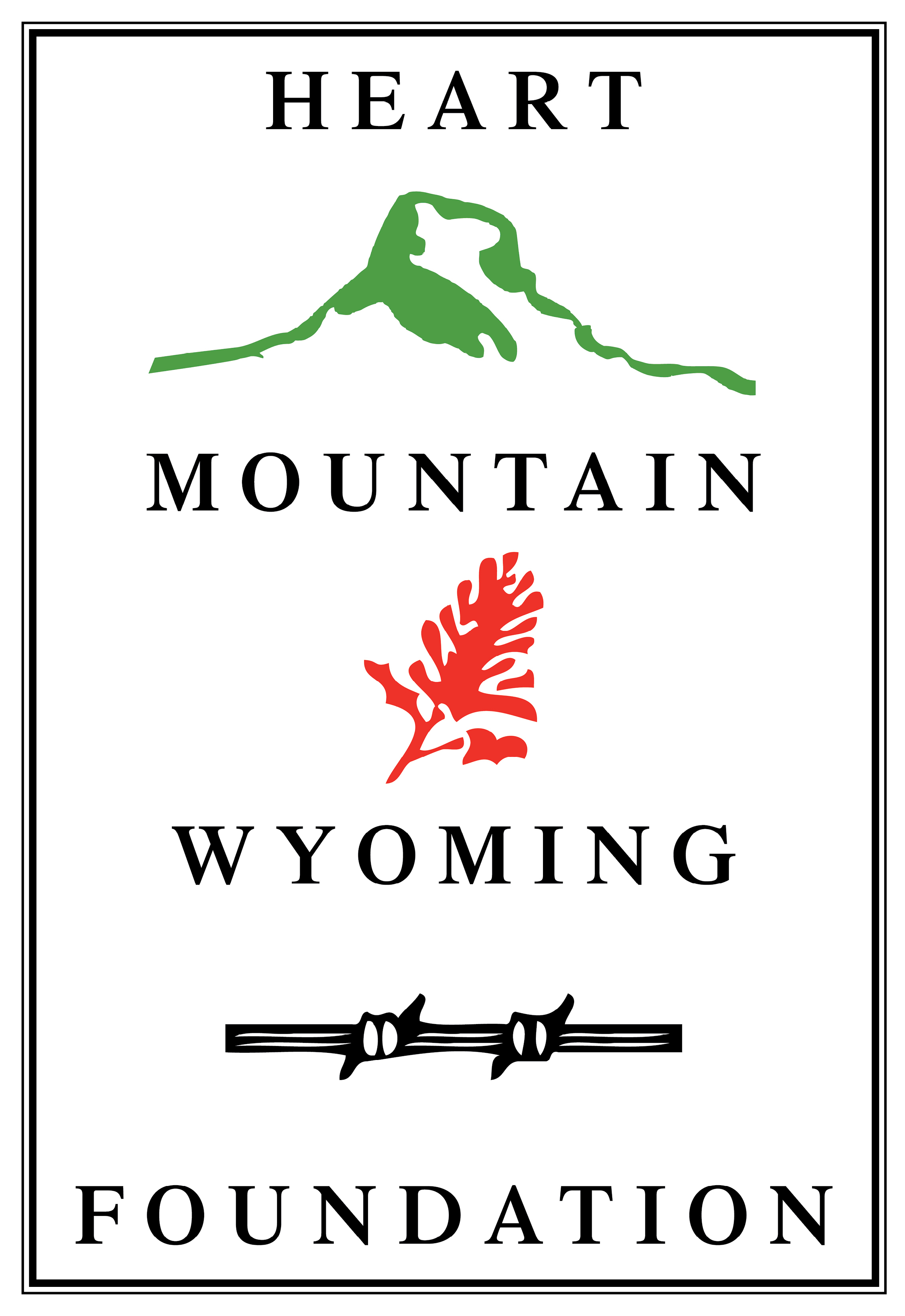 Logo for "HEART MOUNTAIN WYOMING FOUNDATION"