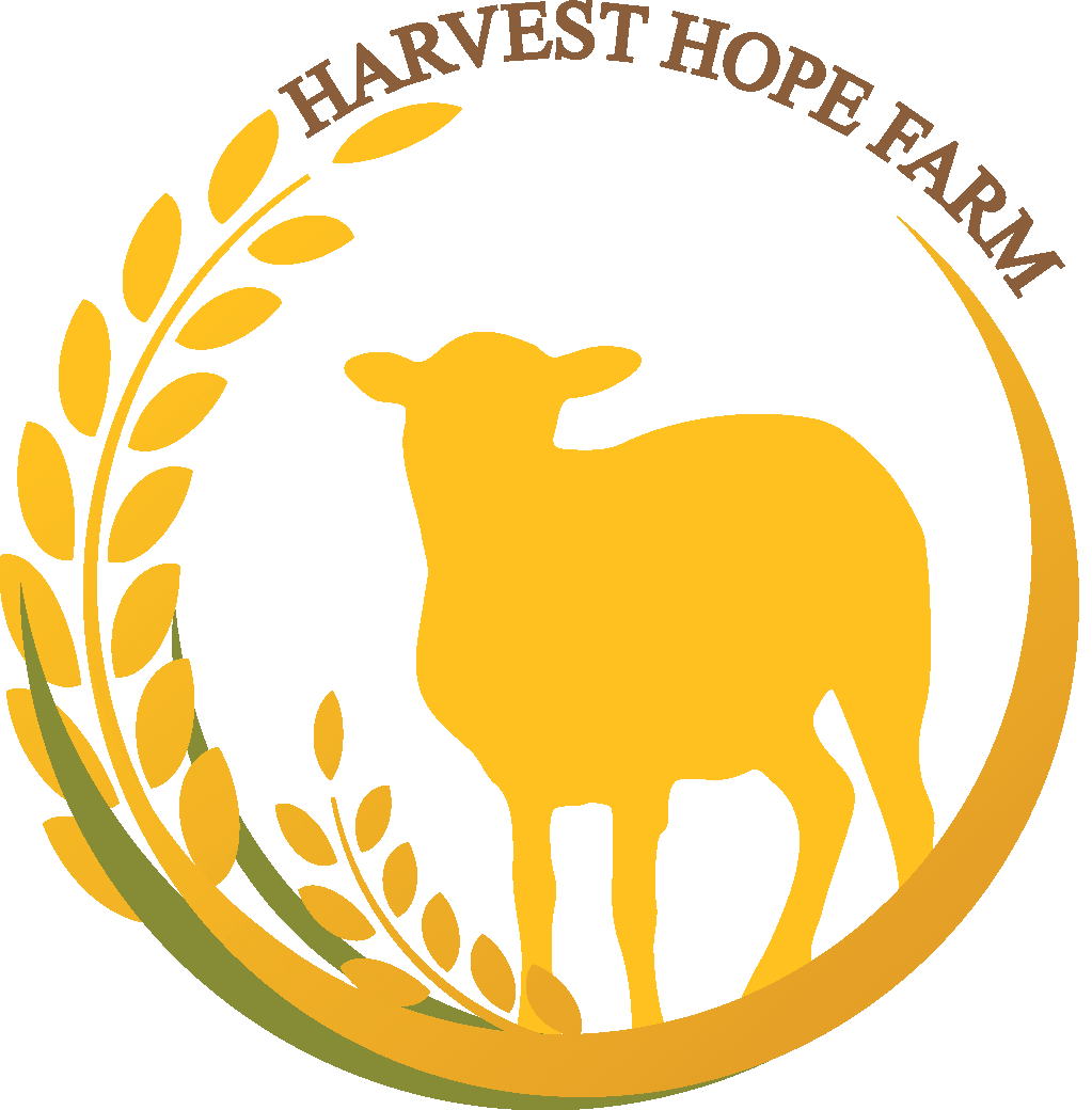 Logo for "HARVEST HOPE FARM"