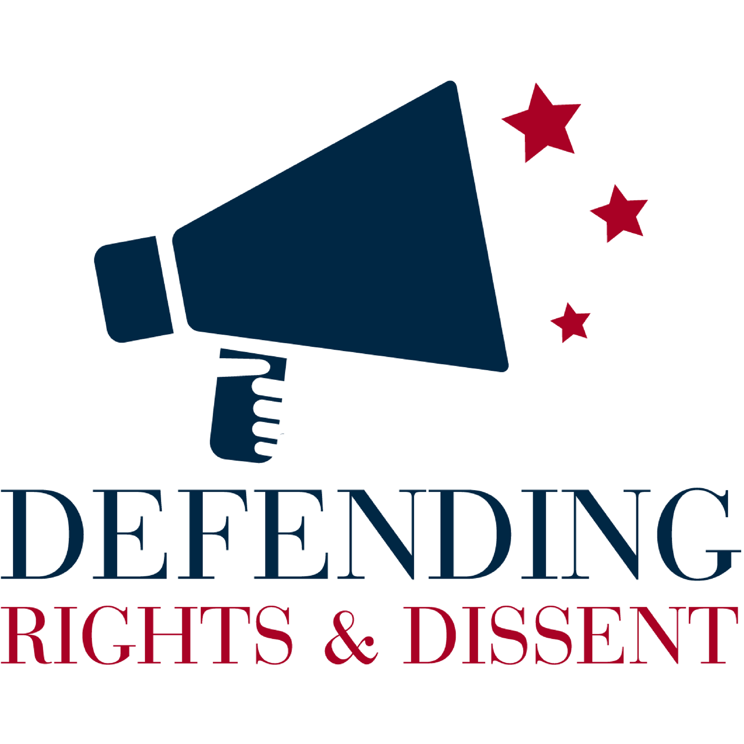 Logo for "Defending Rights and Dissent Inc"