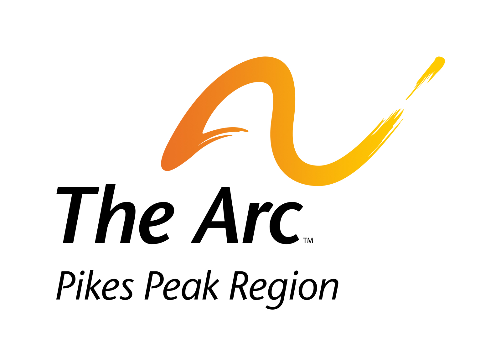 Logo for "THE ARC PIKES PEAK REGION"