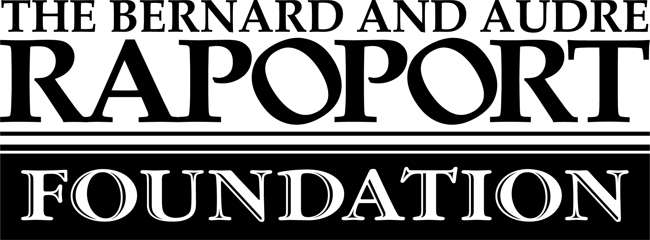 Logo for "BERNARD & AUDRE RAPOPORT FOUNDATION"