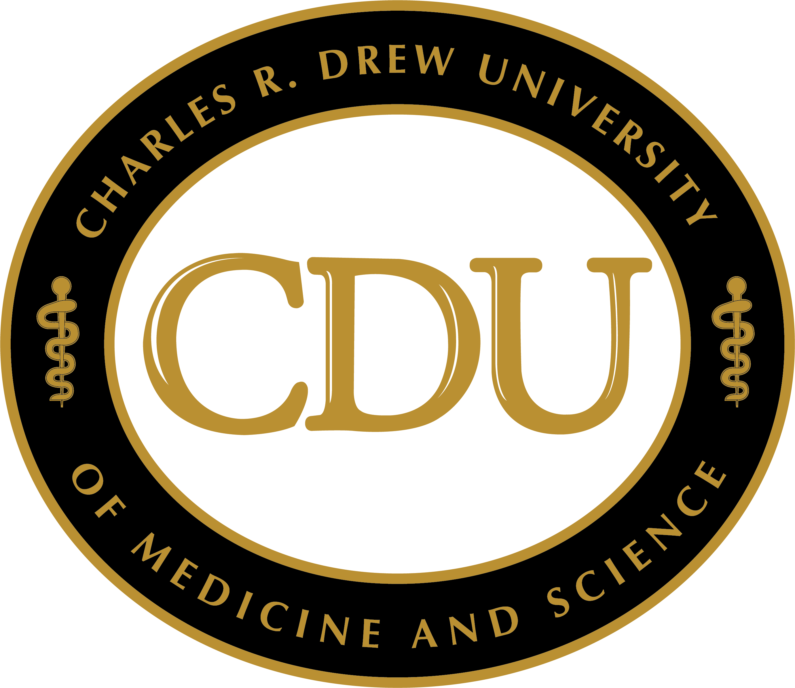 Logo for "CHARLES R DREW UNIVERSITY OF MEDICINE AND SCIENCE"